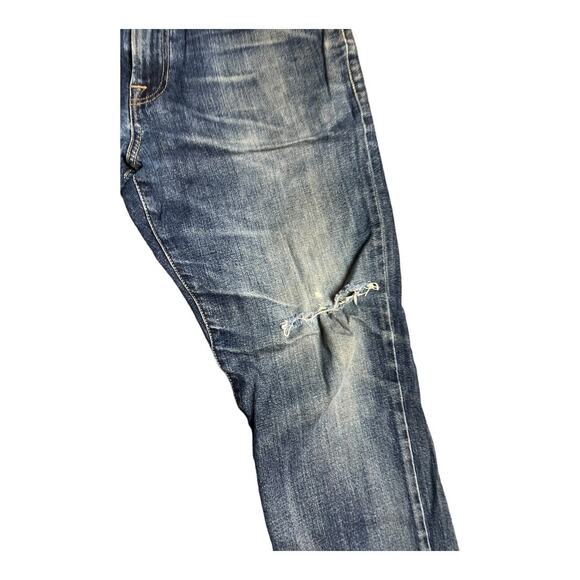 Lucky Brand Men’s Jeans 121 Slim 33 x 30 Holey Distressed Grunge Pants - Picture 2 of 9